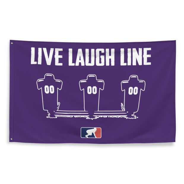Live Laugh Line Bold - Flag