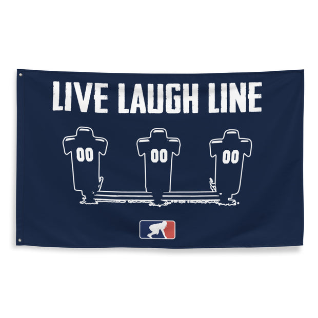 Live Laugh Line Bold - Flag