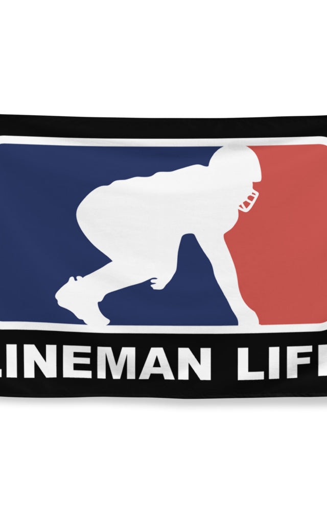 Lineman Logo - Flag