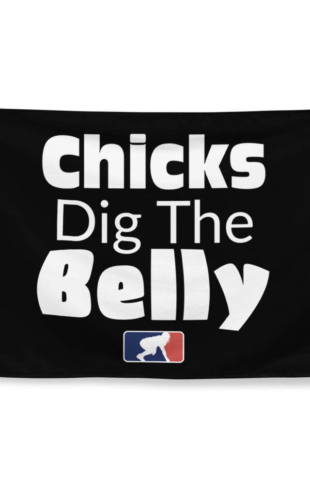 Chicks Dig the Belly - Flag