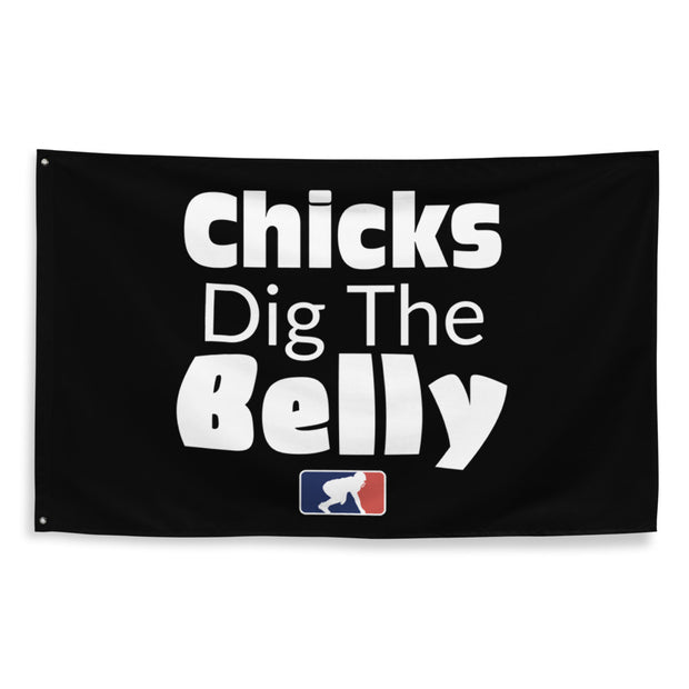 Chicks Dig the Belly - Flag