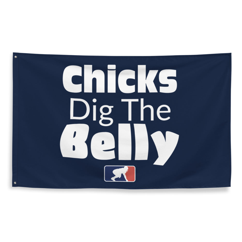 Chicks Dig the Belly - Flag