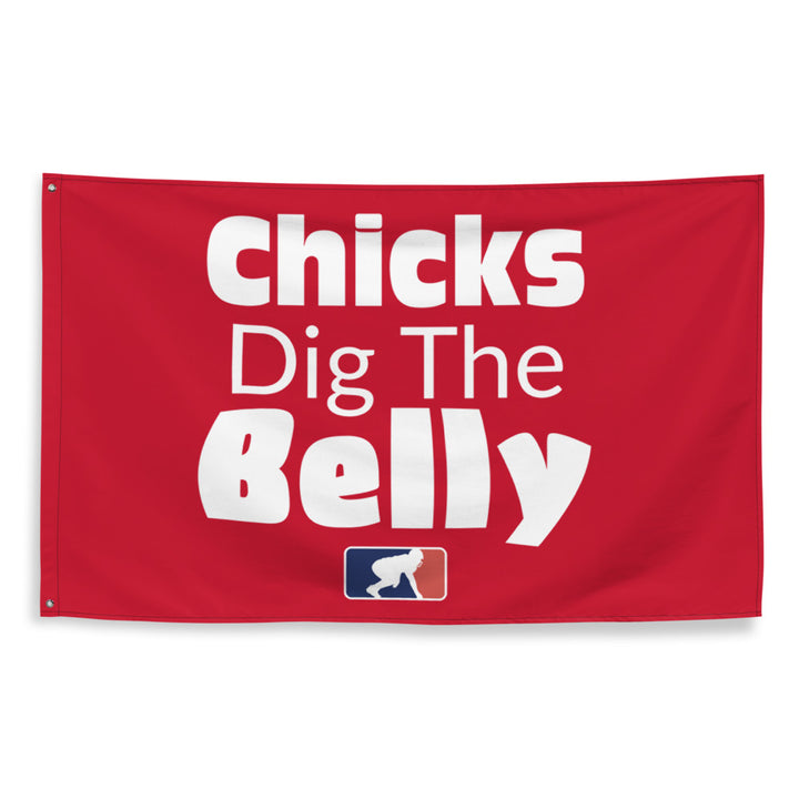 Chicks Dig the Belly - Flag