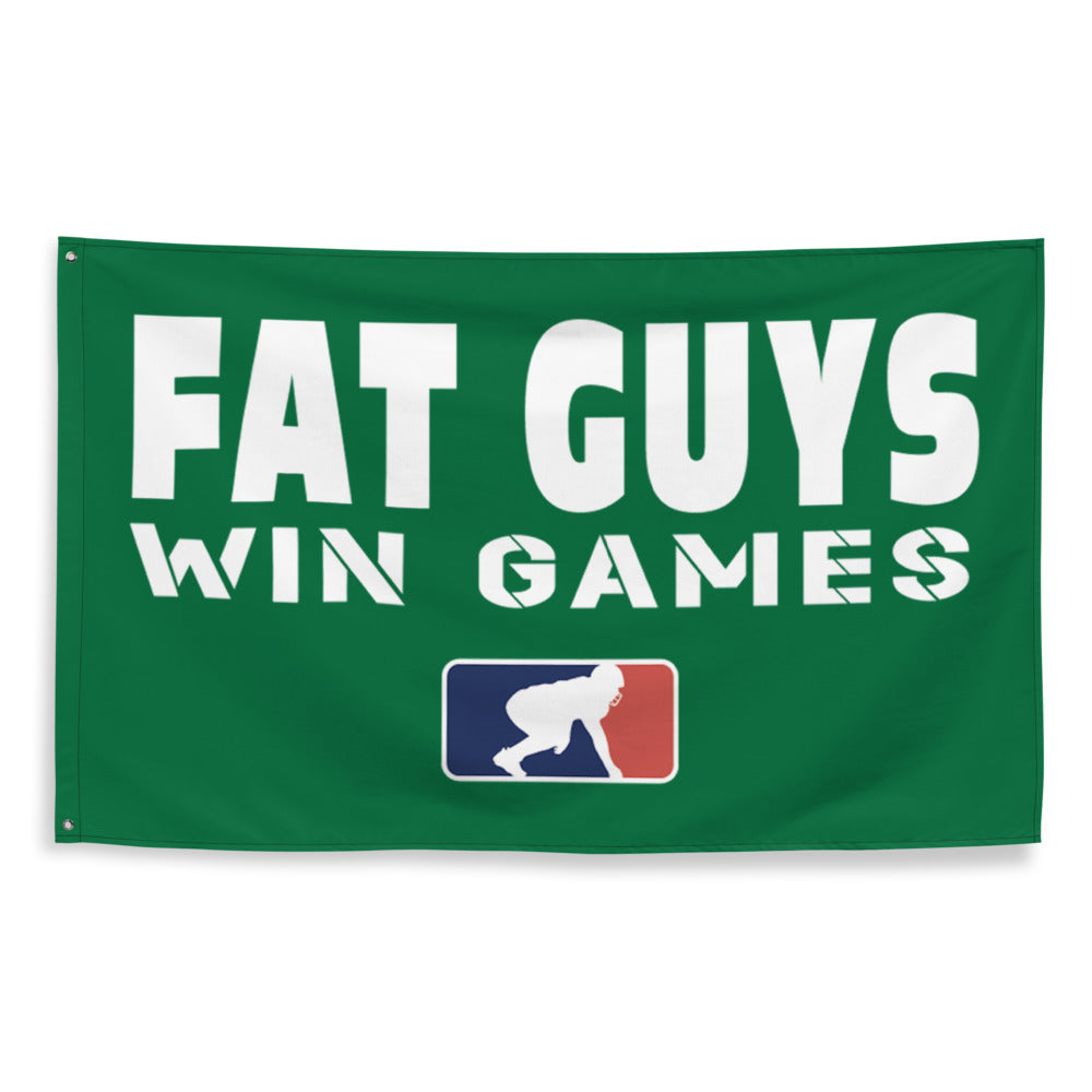 Fat Guys Win Games - Flag