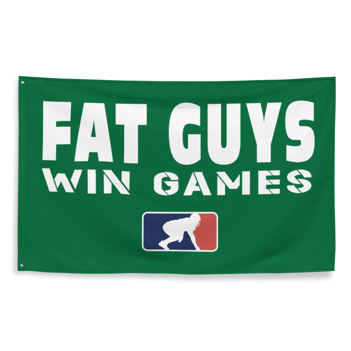 Fat Guys Win Games - Flag