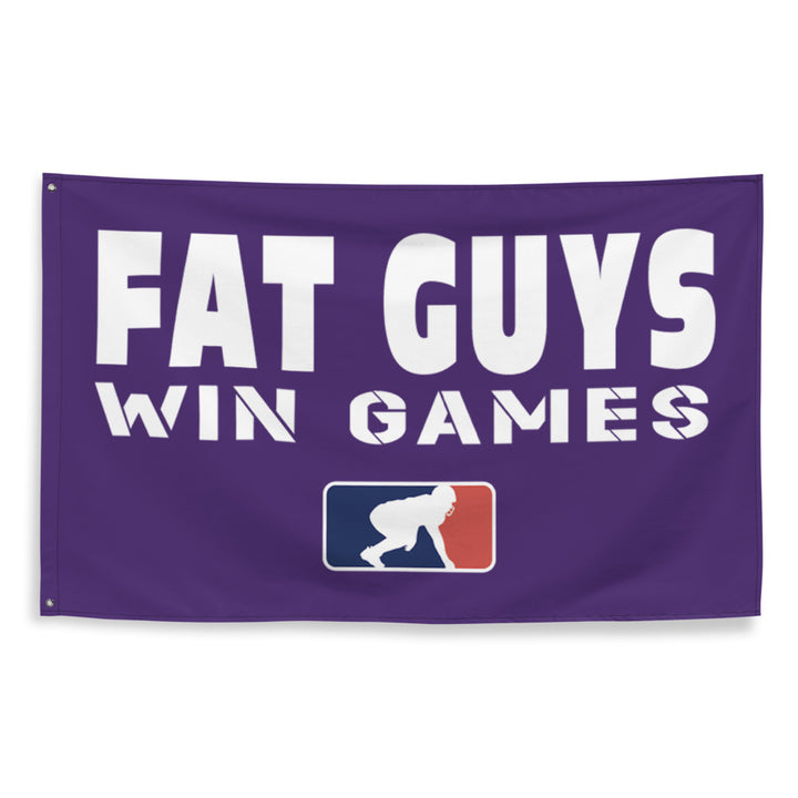 Fat Guys Win Games - Flag