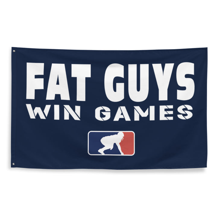 Fat Guys Win Games - Flag