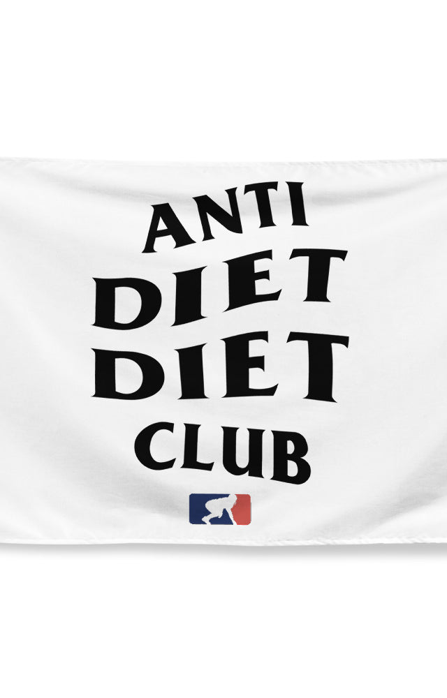 Anti Diet, Diet Club (White) - Flag