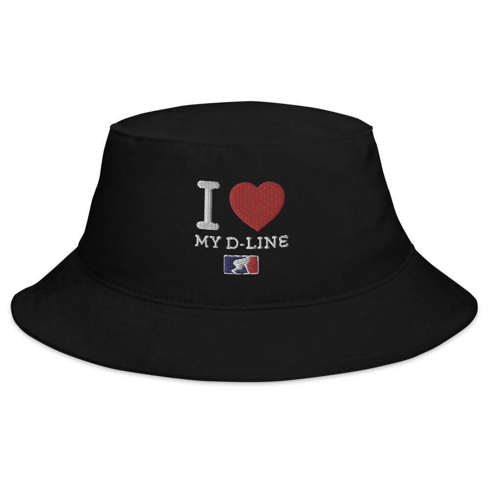 I Love My D-Line Bucket Hat
