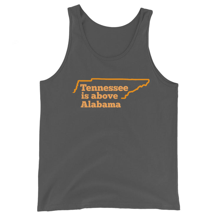 Tennessee is above Alabama