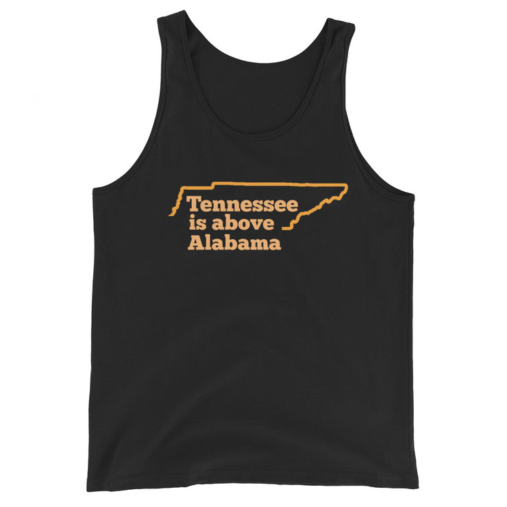 Tennessee is above Alabama