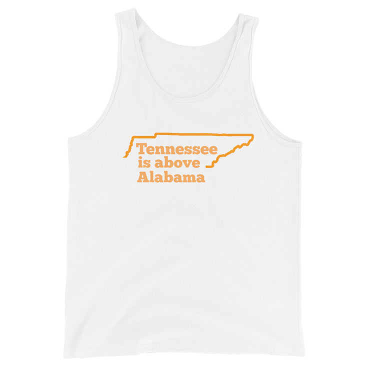 Tennessee is above Alabama