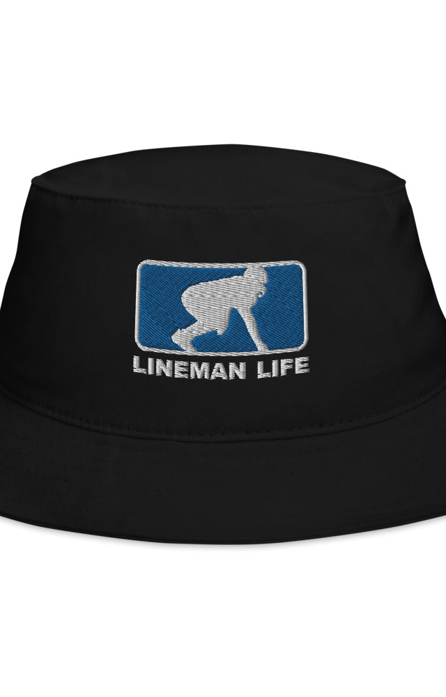 Lineman Life Bucket Hat - Blue