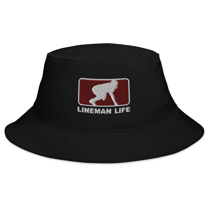 Lineman Life Bucket Hat - Maroon